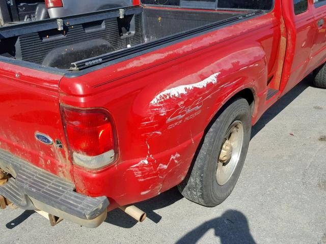 1FTZR15V5YPA93060 - 2000 FORD RANGER SUP RED photo 9