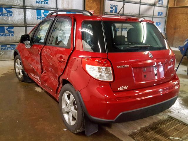 JS2YB5A35C6302975 - 2012 SUZUKI SX4 RED photo 3