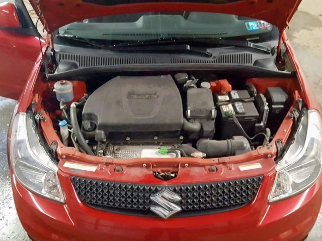 JS2YB5A35C6302975 - 2012 SUZUKI SX4 RED photo 7