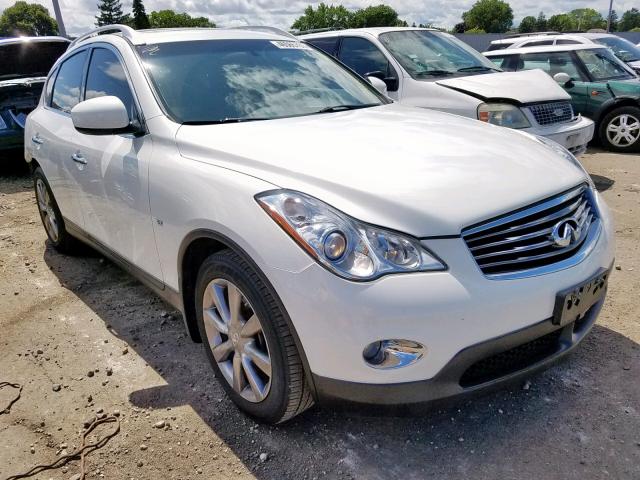 JN1BJ0HR0FM774049 - 2015 INFINITI QX50 WHITE photo 1