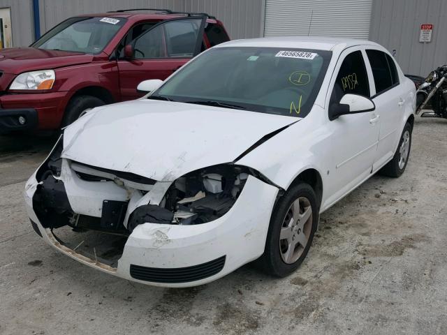 1G1AL55FX77101546 - 2007 CHEVROLET COBALT LT WHITE photo 2