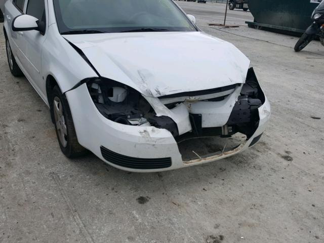 1G1AL55FX77101546 - 2007 CHEVROLET COBALT LT WHITE photo 9