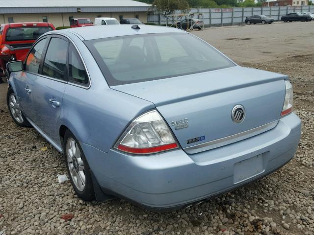 1MEHM42W38G609665 - 2008 MERCURY SABLE PREM BLUE photo 3