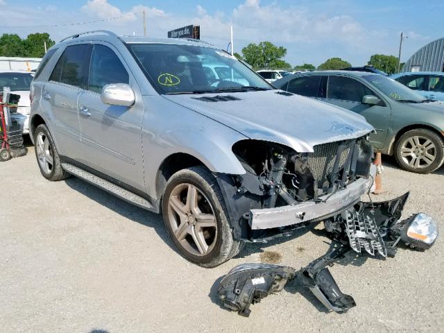 4JGBB7CB9AA607790 - 2010 MERCEDES-BENZ ML 550 4MA SILVER photo 1