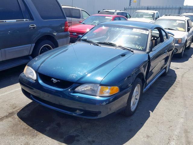 1FALP42T7SF169140 - 1995 FORD MUSTANG GT GREEN photo 2