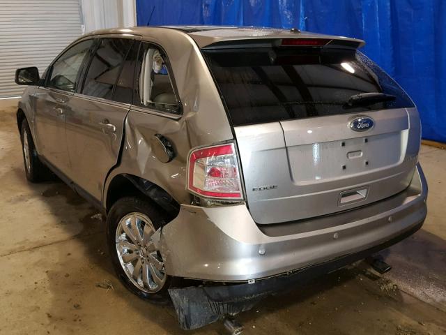 2FMDK39C48BA81939 - 2008 FORD EDGE LIMIT SILVER photo 3