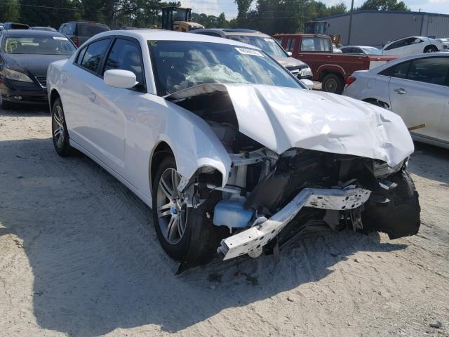 2C3CDXHG8EH162946 - 2014 DODGE CHARGER SX WHITE photo 1