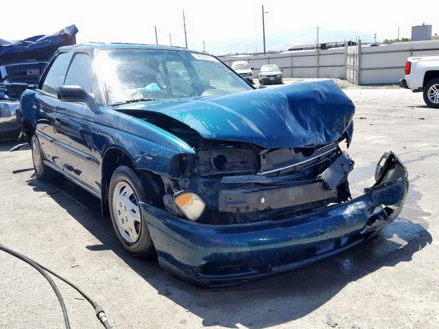 4S3BD4350W7207841 - 1998 SUBARU LEGACY L GREEN photo 1