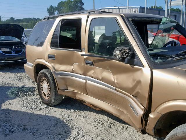 1GKDT13W7Y2166292 - 2000 GMC JIMMY / EN GOLD photo 9