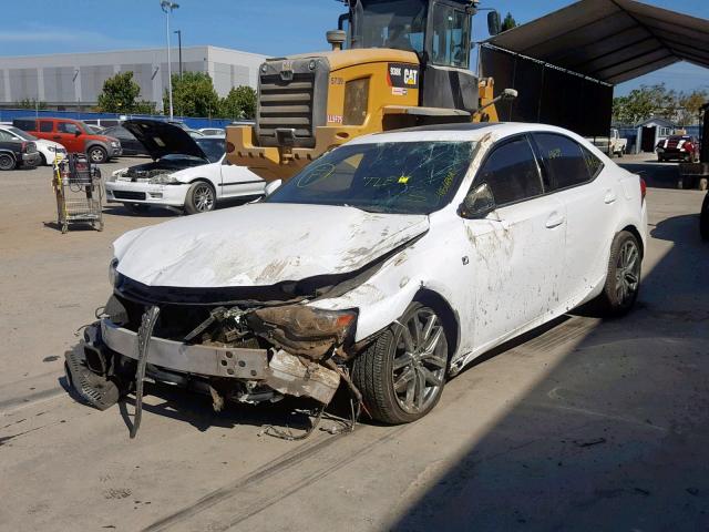 JTHBA1D23G5003252 - 2016 LEXUS IS 200T WHITE photo 2