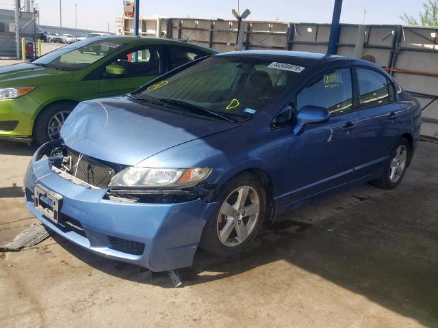 19XFA16639E007750 - 2009 HONDA CIVIC LX-S Mavi foto 2