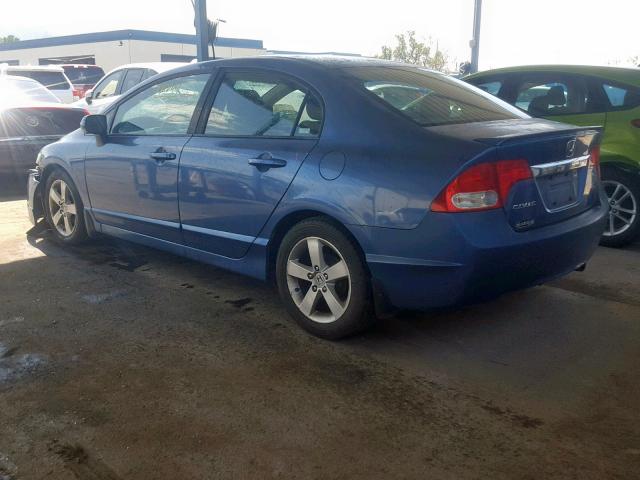 19XFA16639E007750 - 2009 HONDA CIVIC LX-S Mavi foto 3