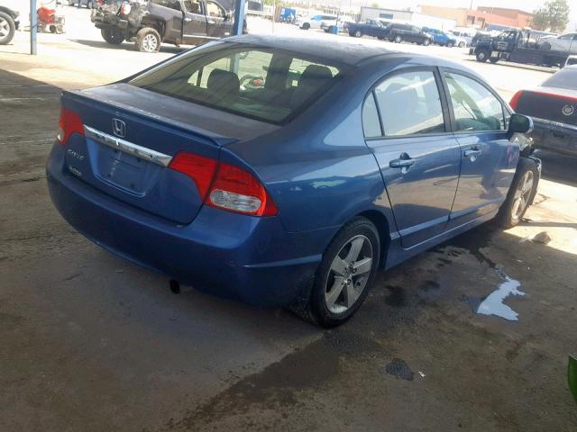 19XFA16639E007750 - 2009 HONDA CIVIC LX-S Mavi foto 4