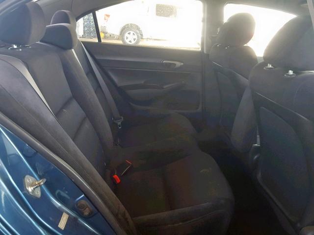 19XFA16639E007750 - 2009 HONDA CIVIC LX-S Mavi foto 6