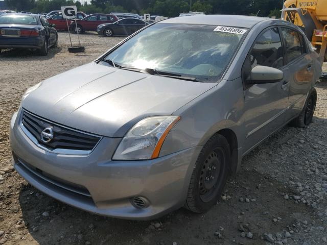 3N1AB6AP2AL620420 - 2010 NISSAN SENTRA 2.0 GRAY photo 2