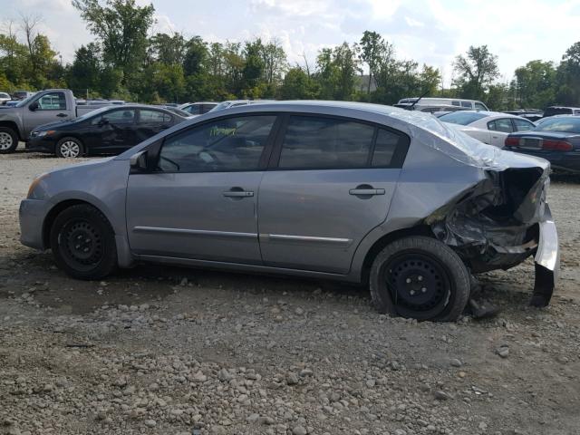 3N1AB6AP2AL620420 - 2010 NISSAN SENTRA 2.0 GRAY photo 9