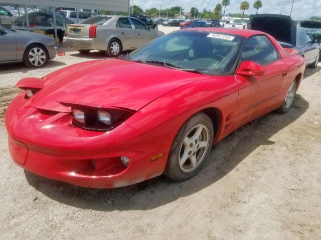 2G2FS22K0Y2133323 - 2000 PONTIAC FIREBIRD RED photo 2