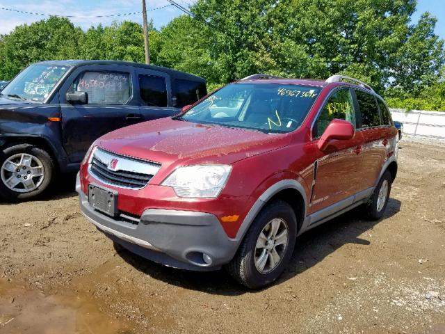 3GSCL33P88S551638 - 2008 SATURN VUE XE RED photo 2