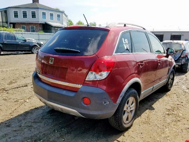 3GSCL33P88S551638 - 2008 SATURN VUE XE RED photo 4