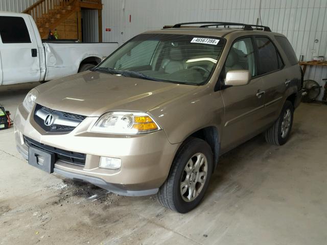 2HNYD18965H518823 - 2005 ACURA MDX TOURIN TAN photo 2