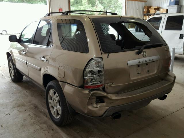 2HNYD18965H518823 - 2005 ACURA MDX TOURIN TAN photo 3