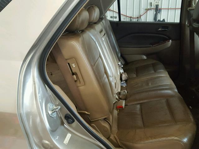 2HNYD18965H518823 - 2005 ACURA MDX TOURIN TAN photo 6