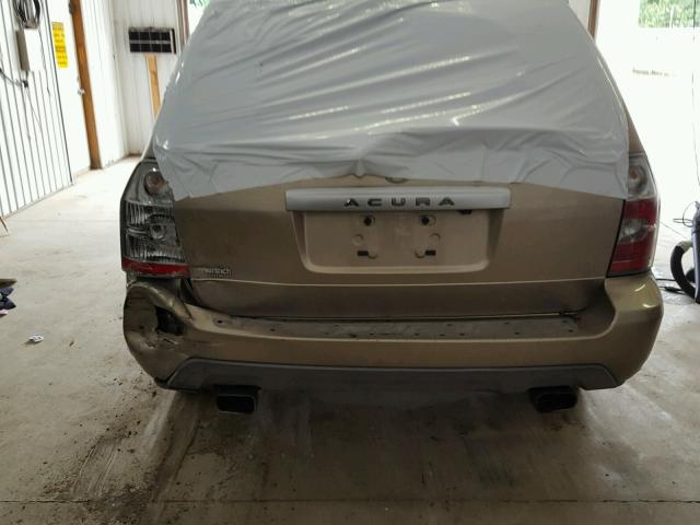 2HNYD18965H518823 - 2005 ACURA MDX TOURIN TAN photo 9