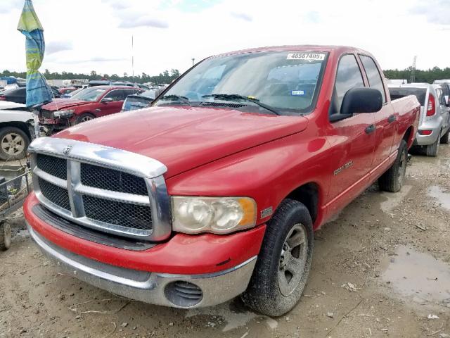 1D7HA18DX4S660642 - 2004 DODGE RAM 1500 S RED photo 2