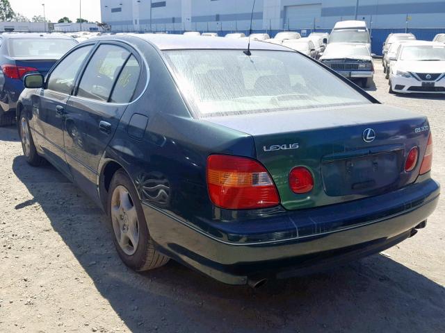 JT8BD68S2Y0090008 - 2000 LEXUS GS 300 GREEN photo 3