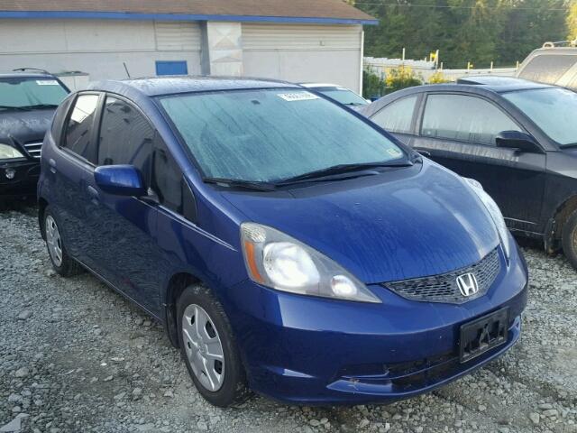 JHMGE8H33DC014247 - 2013 HONDA FIT BLUE photo 1