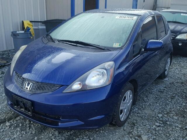 JHMGE8H33DC014247 - 2013 HONDA FIT BLUE photo 2