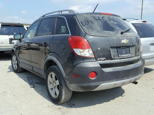 3GNAL2EK3CS541291 - 2012 CHEVROLET CAPTIVA SP BLACK photo 3