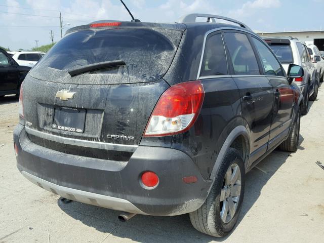 3GNAL2EK3CS541291 - 2012 CHEVROLET CAPTIVA SP BLACK photo 4