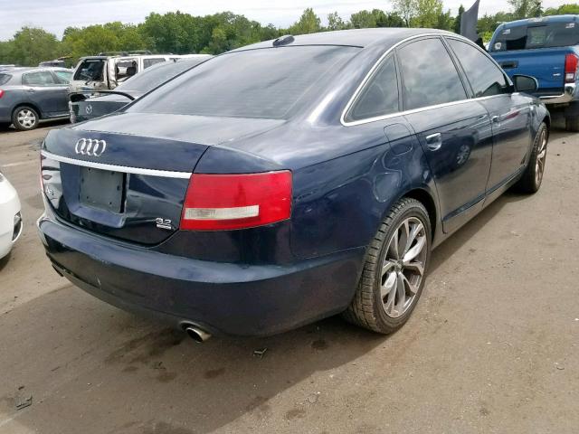 WAUDG74F45N056471 - 2005 AUDI A6 3.2 QUA BLUE photo 4