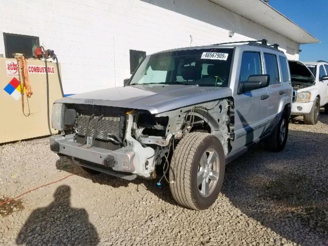 1J8HH48N06C254164 - 2006 JEEP COMMANDER 银色 照片 2