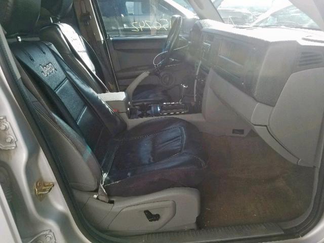 1J8HH48N06C254164 - 2006 JEEP COMMANDER 银色 照片 5