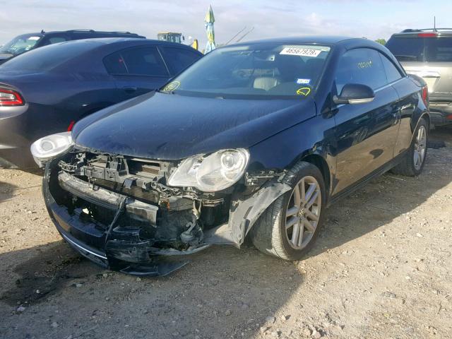 WVWFA71F27V052455 - 2007 VOLKSWAGEN EOS 2.0T L BLACK photo 2