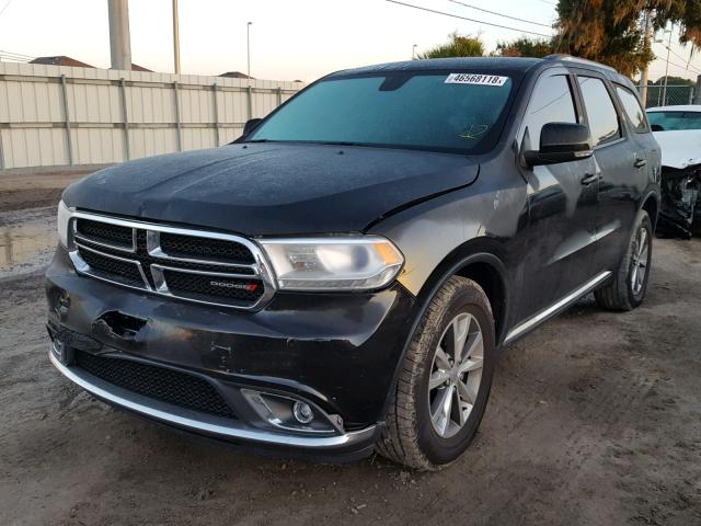 1C4RDHDG4EC595989 - 2014 DODGE DURANGO LI BLACK photo 2