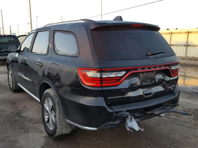 1C4RDHDG4EC595989 - 2014 DODGE DURANGO LI BLACK photo 3