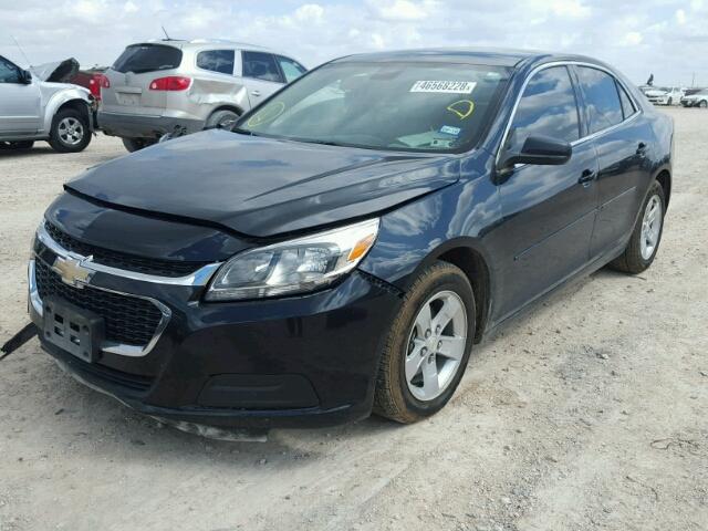 1G11B5SL0FF128367 - 2015 CHEVROLET MALIBU LS BLACK photo 2
