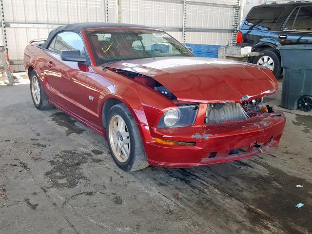 1ZVHT85H875274791 - 2007 FORD MUSTANG GT MAROON photo 1