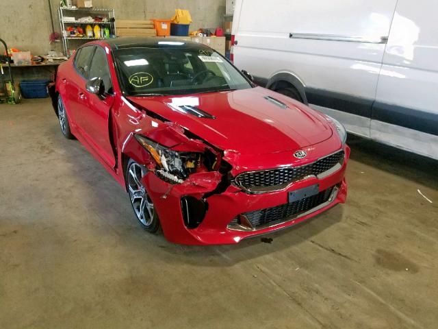 KNAE55LC4J6018801 - 2018 KIA STINGER GT RED photo 1