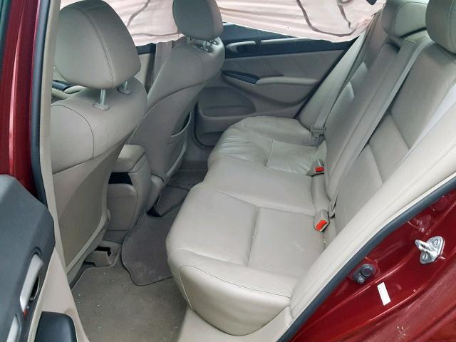 19XFA1F93AE047924 - 2010 HONDA CIVIC EXL 红色 照片 6