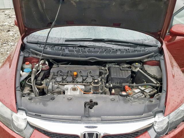 19XFA1F93AE047924 - 2010 HONDA CIVIC EXL 红色 照片 7