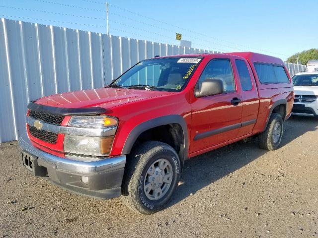 1GCDT39E588205903 - 2008 CHEVROLET COLORADO L RED photo 2