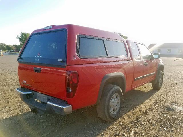 1GCDT39E588205903 - 2008 CHEVROLET COLORADO L RED photo 4