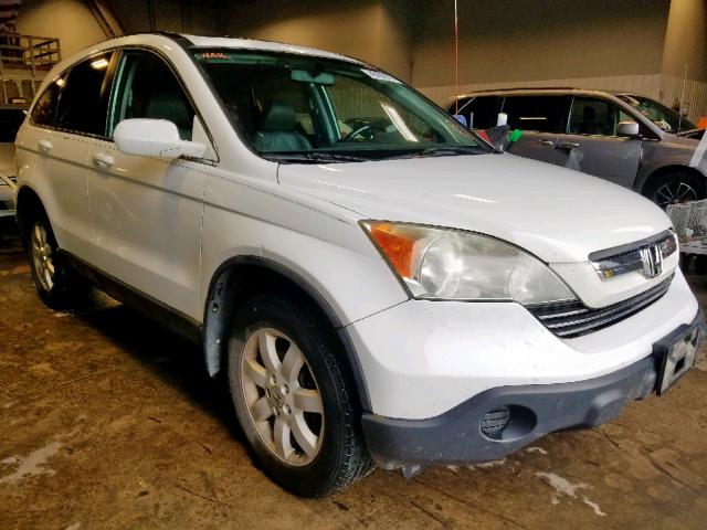 5J6RE48787L004981 - 2007 HONDA CR-V EXL WHITE photo 1