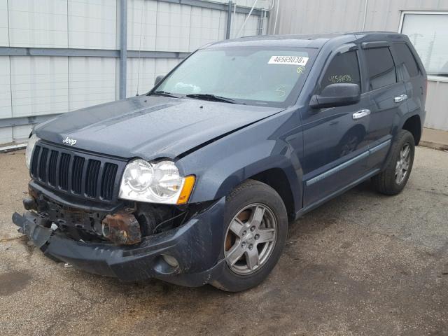 1J8GR48K17C687072 - 2007 JEEP GRAND CHER BLUE photo 2