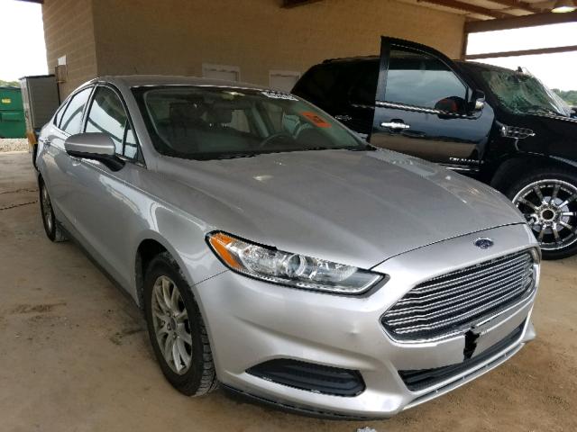 3FA6P0G76GR317662 - 2016 FORD FUSION S SILVER photo 1