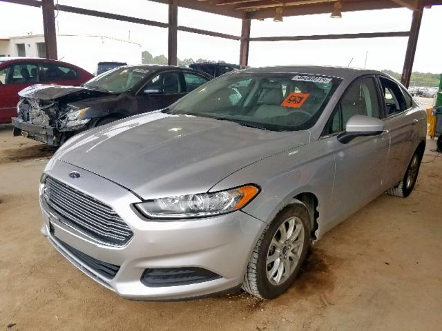 3FA6P0G76GR317662 - 2016 FORD FUSION S SILVER photo 2